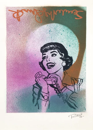 Serigrafía The Feeling 01, 35 x 25 cm, Claudio Roncoli [Pieza Única] - comprar online