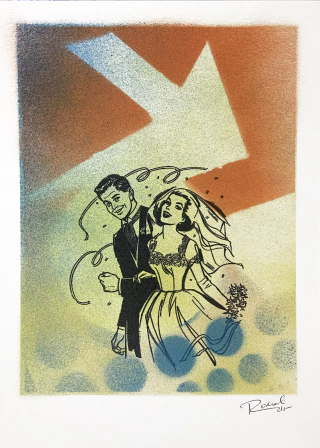 Serigrafía The Feeling 08, 35 x 25 cm, Claudio Roncoli [Pieza Única] - comprar online