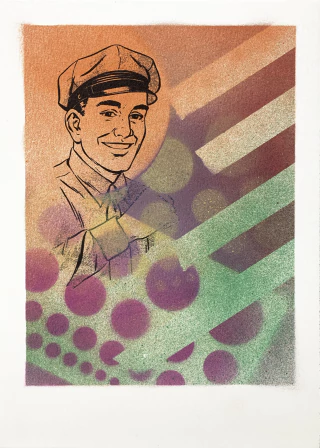 Serigrafía The Feeling 20, 35 x 25 cm, Claudio Roncoli [Pieza Única] - comprar online