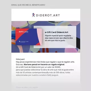 e-Gift Card – ¡Seleccioná el monto deseado!