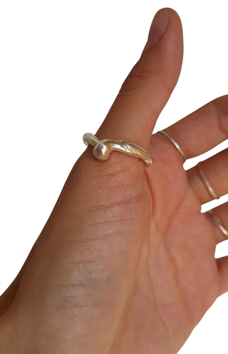 Anillo Chicle XL, Plata - comprar online