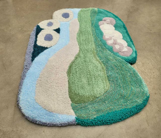 Alfombra Laguna, 110 x 82 cm [Pieza única] - comprar online