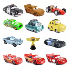 Disney Pixar Cars 2 3 Rayo mcqueen Black Whirlwind cars, Gao Mama 1:55, vehícul - Quantum Shop Colombia