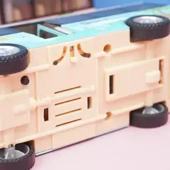 Imagen de Modelo de autobús escolar con luz y sonido para niños