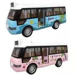 Modelo de autobús escolar con luz y sonido para niños - Quantum Shop Colombia