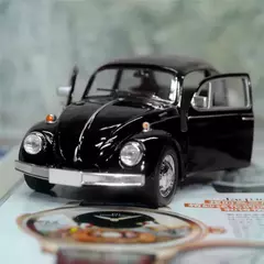 Juguetes de modelo de coche de escarabajo Vintage