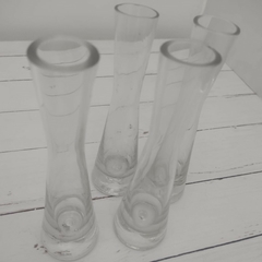 19 FLOREROS FINITOS TRANSPARENTES