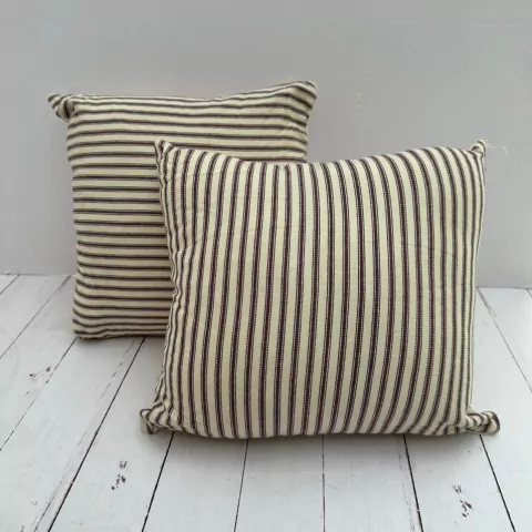 8 FUNDAS DE ALMOHADONES RAYADOS