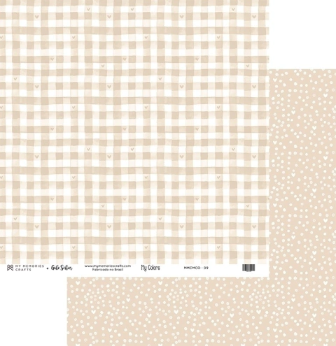 Folha para Scrapbook - Coleção My Colors - MMCMCO-09