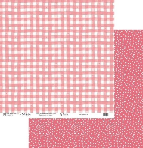 Folha para Scrapbook - Coleção My Colors - MMCMCO-11