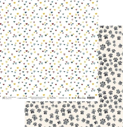 Folha para Scrapbook - My Memories Crafts - Coleção Meus Pets - MMCMP2-02