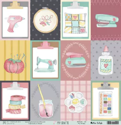 Folha para Scrapbook - My Memories - Coleção My Crafts - MMCMC-05