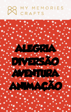 Coleção Minha Diversão - Títulos em Acrílico - My Memories Crafts - MMCDIV-13