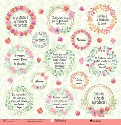 Folha para Scrapbook - My Memories - Coleção My Blessing - MMCMBL-04 - comprar online
