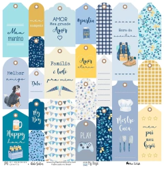 Folha para Scrapbook - Coleção My Boys - MMCMBO-05 - comprar online