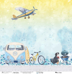 Folha para Scrapbook - Coleção My Boys - MMCMBO-06 - comprar online