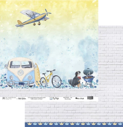 Folha para Scrapbook - Coleção My Boys - MMCMBO-06