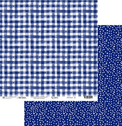 Folha para Scrapbook - Coleção My Colors - Azul -  MMCMCO-02