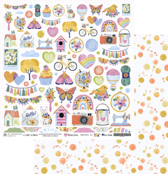 Coleção Minhas Cores - Folha 01 - My Memories - MMCMCS-01
