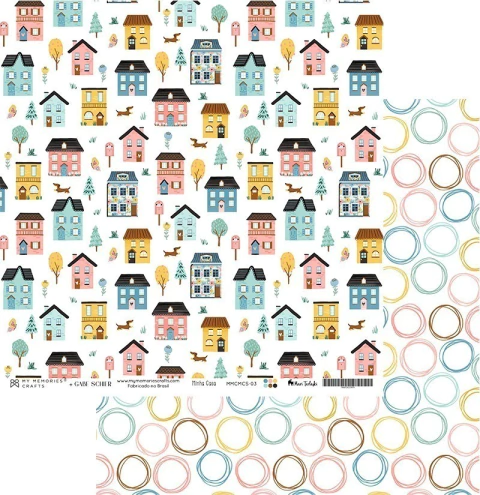 Coleção Minha Casa - Folha 03 - My Memories Crafts - MMCMCS-03