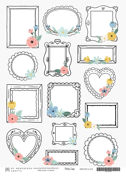 Coleção Minha Casa - Papel Vegetal A4 - My Memories Crafts - MMCMCS-09