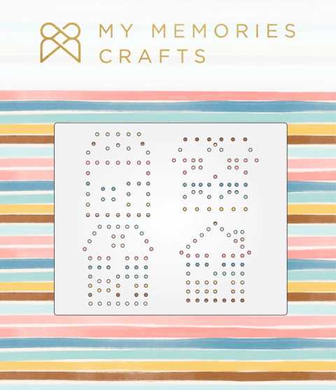 Coleção Minha Casa - Réguas Casinhas - My Memories Crafts - MMCMCS-13