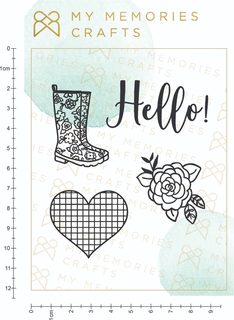 Cartela de Carimbos de Silicone - My City - MMCMCT09