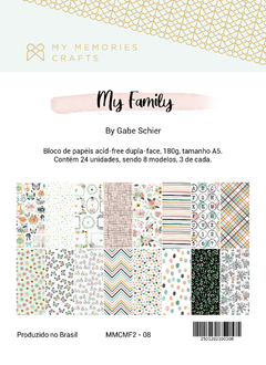 Bloco A5 My Memories Crafts - Coleção My Family - MMCMF2-08