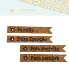 Kit de Cortiças Adesivadas My Memories - Coleção My Family  - MMCMF2 - 10