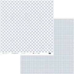 Folha para Scrapbook - Coleção My Grid - MMCMG2-06