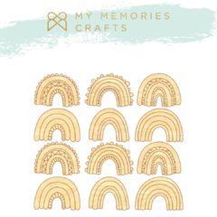 Madeira Adesivada - My Memories Crafts - Coleção My Little Big Love - MMCMLB-10