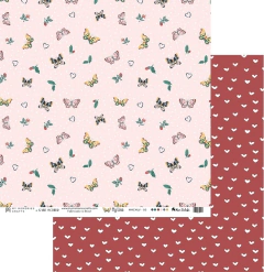 Folha para Scrapbook - My Memories Crafts - Coleção My Love - MMCMLV-05