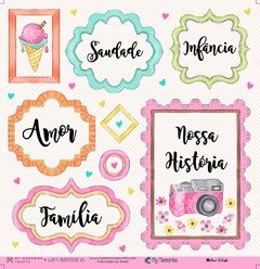 Folha para Scrapbook - My Memories - Coleção My Memories - MMCMM-04 (Assinado Lari Batista) - comprar online