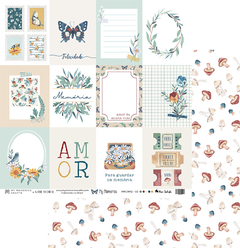 Folha para Scrapbook - My Memories Crafts - Coleção My Memories - MMCMM2-03