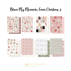 Bloco A4 - Coleção My Memories From Christmas - MMCMMC2-08 - comprar online
