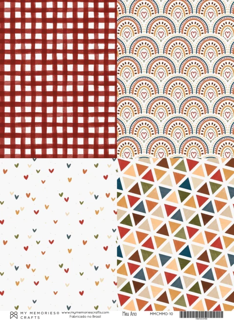 Coleção Meu Ano - Papel Vegetal A4 - My Memories Crafts - MMCMMD-10