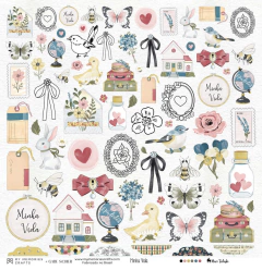 Folha para Scrapbook - My Memories - Coleção Minha Vida - MMCMV-01 - comprar online