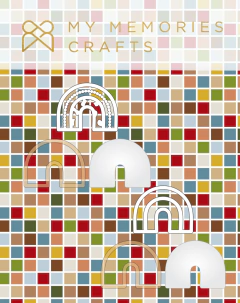 Coleção Minha Pessoa - Shaker Arco-íris - My Memories Crafts - MMCPS-15