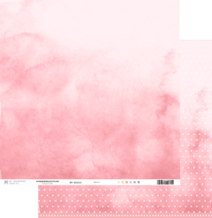 Folha para Scrapbook - My Memories - Coleção My Basics - Rosa - MMCMB-04