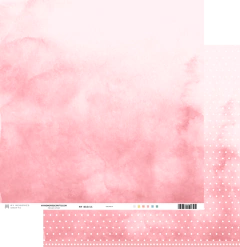 Folha para Scrapbook - My Memories - Coleção My Basics - Rosa - MMCMB-04