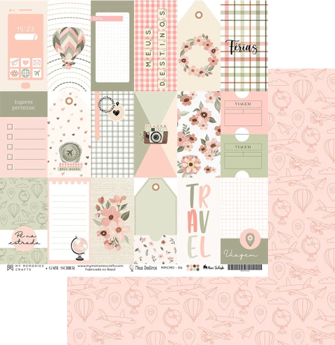 Coleção Meus Destinos - Folha 06 - My Memories - MMCMD-06