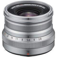 Lente FujifilmXF 16mm f/2.8 R WR Prata