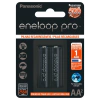 Pilha Panasonic Recarregavel Eneloop Pro AA 2550mAh - Cartela com 2 un.