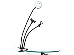 Ring Light Selfie Greika AL-06II, Ring Light + Adaptador Smartphone para lives + Suporte de Microfone Lapela - loja online