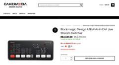 Blackmagic Design ATEM Mini HDMI Live Stream Switcher na internet