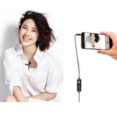 BY–M1 - Microfone BOYA de lapela para smartphone, DSLR, câmeras, filmadoras, gravadores e etc