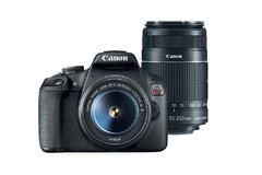 Câmera EOS Rebel T7 PREMIUM KIT BR com Lente EF-S 18-55mm + EF-S 55-250mm - CAMERA E CIA