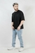 REMERA OVERSIZE LISA NEGRA/BLANCA - comprar online
