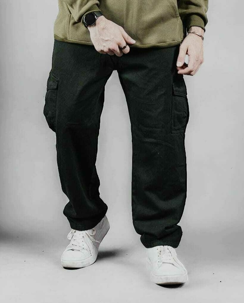 Jeans cargo black