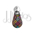 JJ2107 - CURSOR GOTA PARA ZÍPER N 5 DR 21 MANDALAS 31 - JJFIVELAS